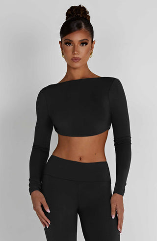 Sahra Top - Black - glavon