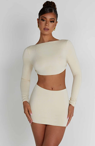 Sahra Top - Cream - glavon