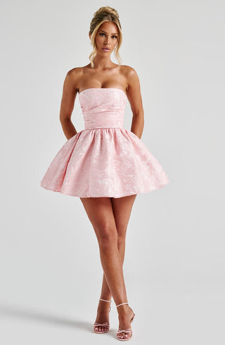 Salome Mini Dress - Blush - glavon