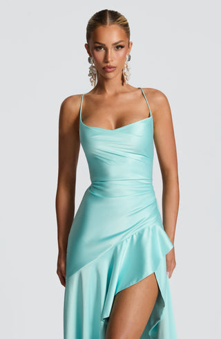 Samira Maxi Dress - Aqua - glavon
