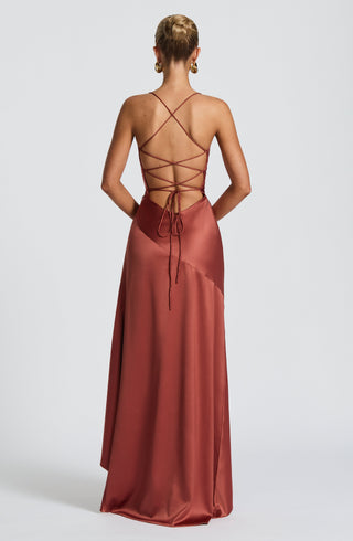 Samira Maxi Dress - Rust - glavon