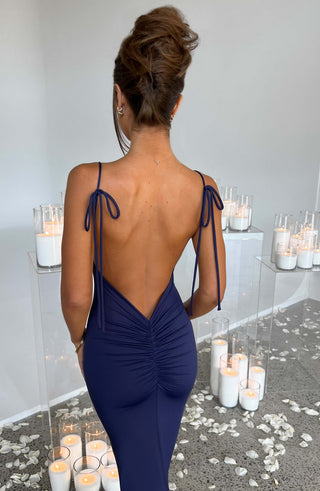 Sanya Maxi Dress - Navy - glavon