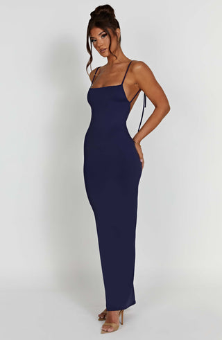 Sanya Maxi Dress - Navy - glavon