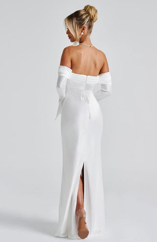 Selene Maxi Dress - Ivory - glavon