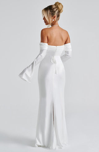 Selene Maxi Dress - Ivory - glavon