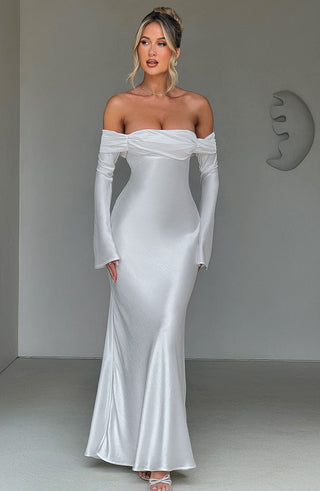 Selene Maxi Dress - Ivory - glavon