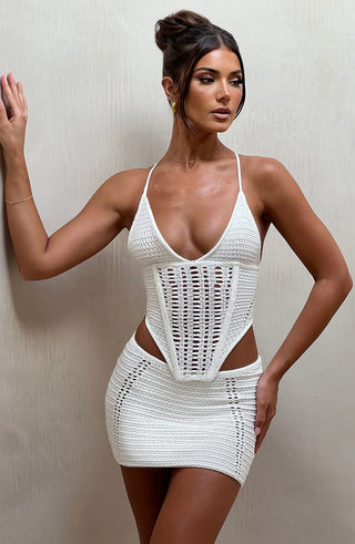 Selma Top - White - glavon
