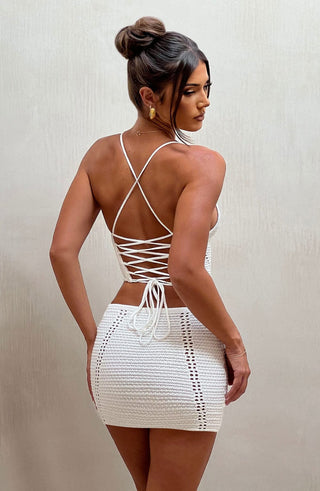Selma Top - White - glavon