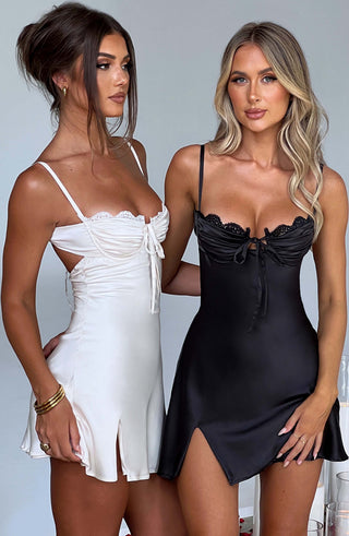 Sherise Mini Dress - Ivory - glavon