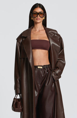 Simi Top - Plum Brown - glavon