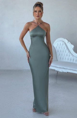 Sinead Maxi Dress - Sage - glavon