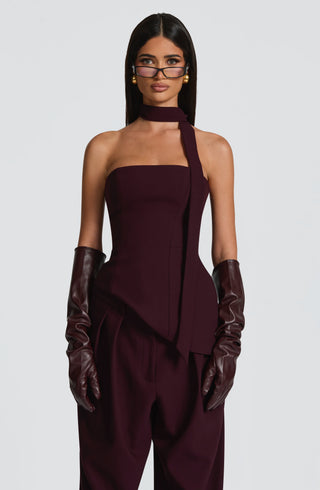 Sloan Top - Plum - glavon