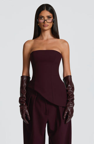 Sloan Top - Plum - glavon