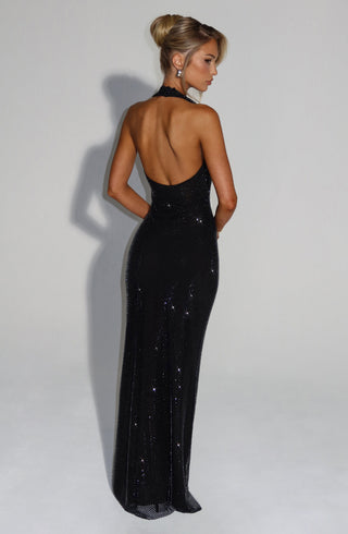 Starla Maxi Dress - Black - glavon