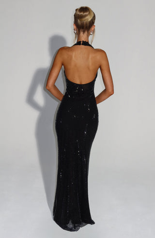 Starla Maxi Dress - Black - glavon