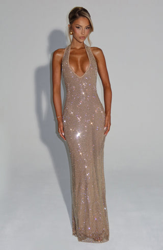 Starla Maxi Dress - Gold - glavon