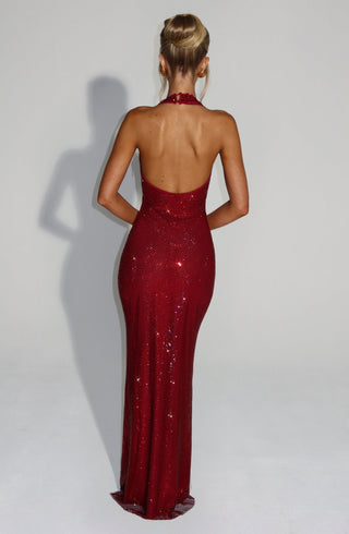Starla Maxi Dress - Wine - glavon