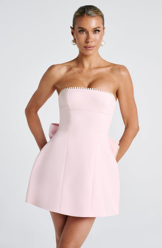 Suni Mini Dress - Blush - glavon