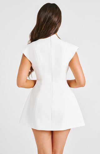 Suri Mini Dress - Ivory - glavon