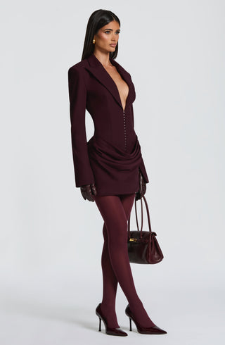 Susie Mini Dress - Plum - glavon