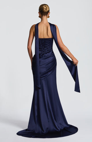 Sybil Scarf - Navy - glavon