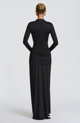 Tahnee Maxi Dress - Black - glavon