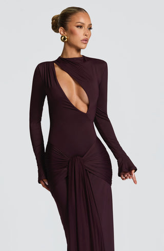 Tahnee Maxi Dress - Plum - glavon