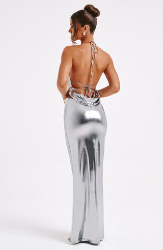 Talisa Maxi Dress - Gunmetal - glavon