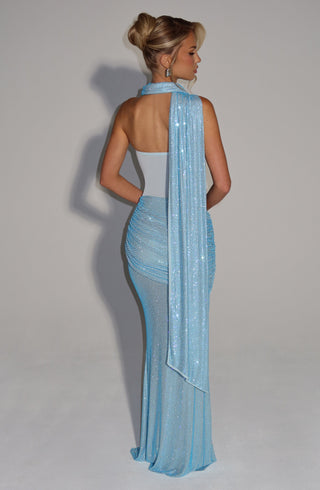 Tavia Scarf - Aqua - glavon