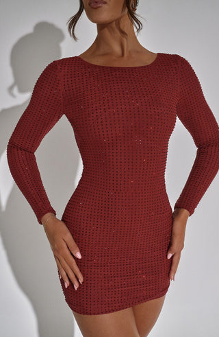 Tennesse Mini Dress - Red - glavon