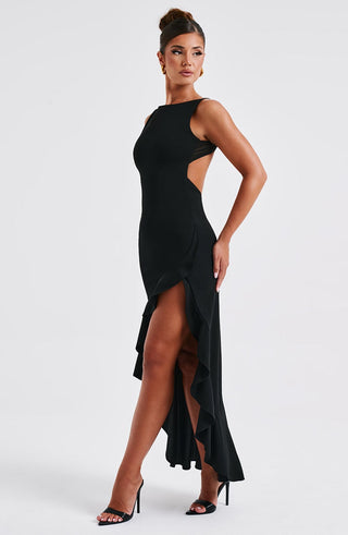 Theadora Maxi Dress - Black - glavon