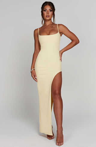 Tiarne Maxi Dress - Lemon - glavon