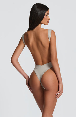 Tori Bodysuit - Light Grey - glavon