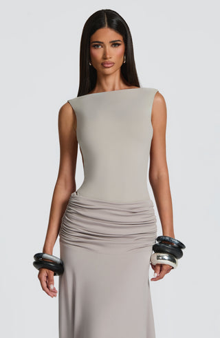 Tori Bodysuit - Light Grey - glavon