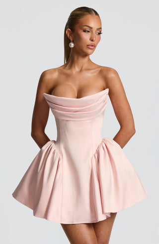 Trinity Mini Dress - Blush - glavon