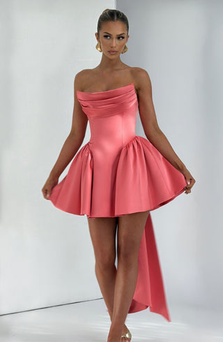 Trinity Mini Dress - Coral Pink - glavon