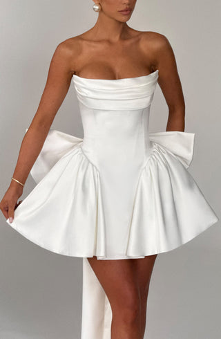 Trinity Mini Dress - Ivory - glavon