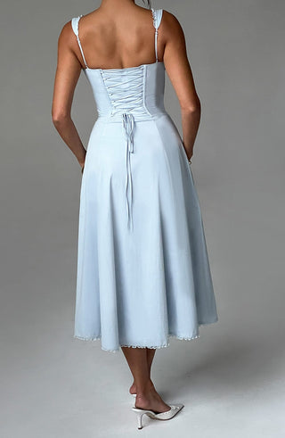 Ulrika Midi Dress - Blue - glavon