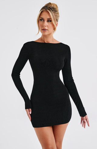Una Mini Dress - Black - glavon