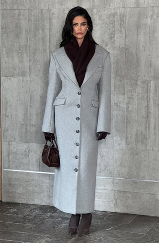 Ursula Coat - Light Grey - glavon
