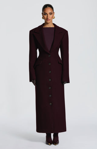 Ursula Coat - Plum - glavon