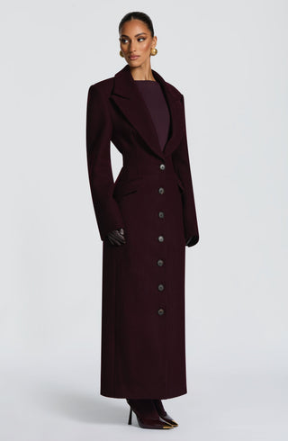 Ursula Coat - Plum - glavon
