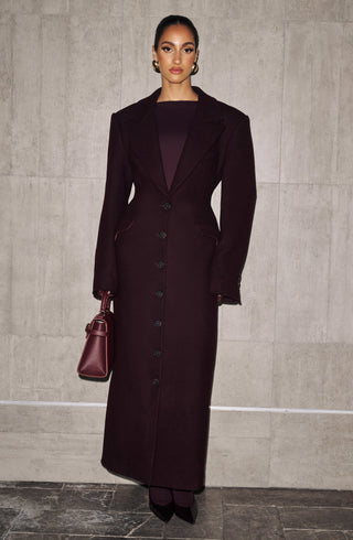 Ursula Coat - Plum - glavon