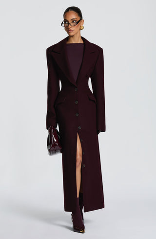 Ursula Coat - Plum - glavon