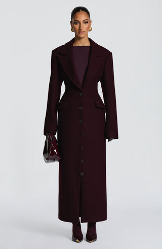 Ursula Coat - Plum - glavon