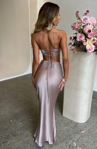 Valeria Maxi Skirt - Champagne - glavon