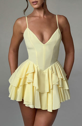 Veena Playsuit - Lemon - glavon