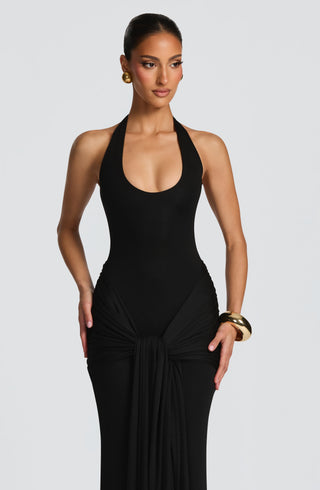 Veneda Maxi Dress - Black - glavon