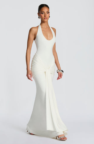 Veneda Maxi Dress - Ivory - glavon