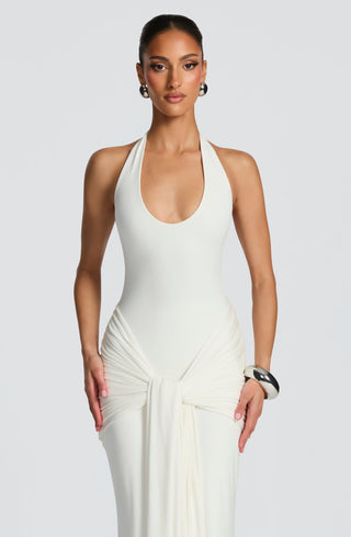 Veneda Maxi Dress - Ivory - glavon